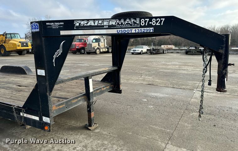 image for item NM9131 2009 Trailerman CSG7202S14  equipment trailer