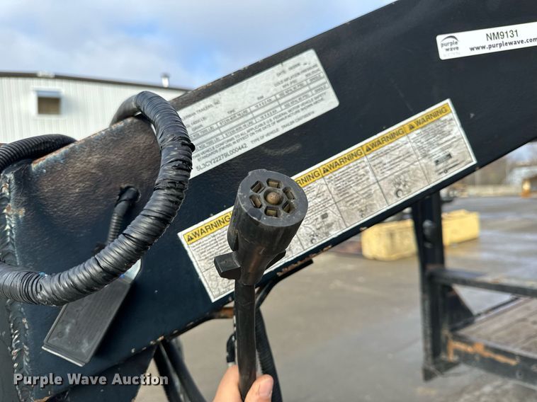 image for item NM9131 2009 Trailerman CSG7202S14  equipment trailer