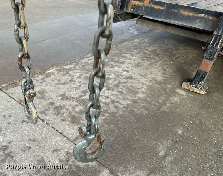 image for item NM9131 2009 Trailerman CSG7202S14  equipment trailer