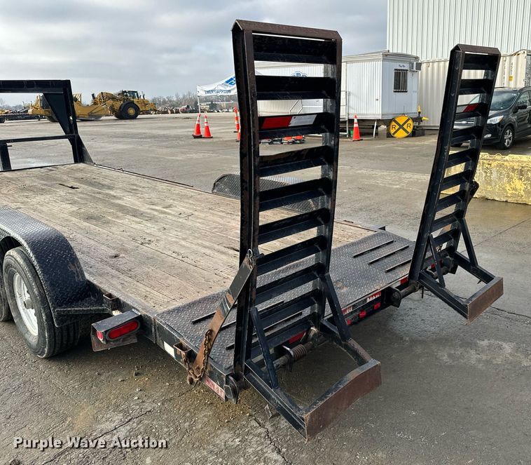 image for item NM9131 2009 Trailerman CSG7202S14  equipment trailer