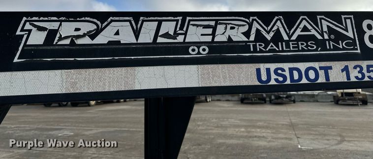 image for item NM9131 2009 Trailerman CSG7202S14  equipment trailer