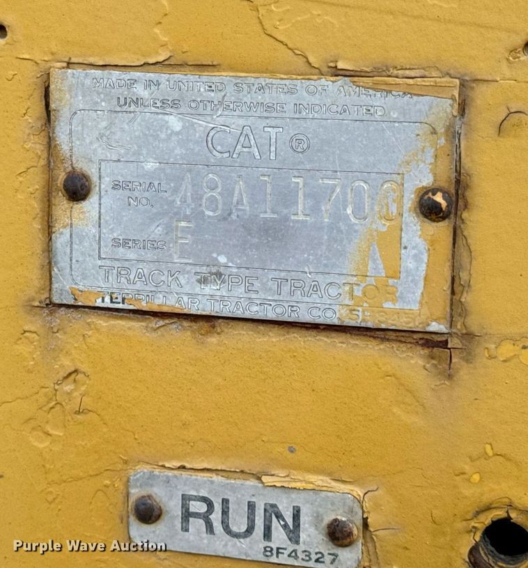 image for item NM9133 1968 Caterpillar D7E  dozer