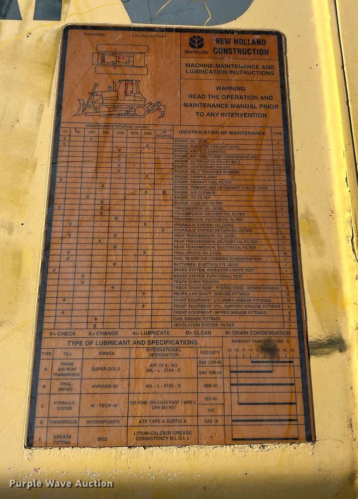 image for item NN9316 New Holland DC180  dozer