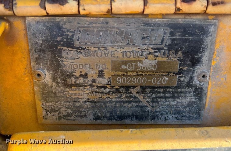 image for item NN9317 1996 Gomaco GT3600  slip form paver