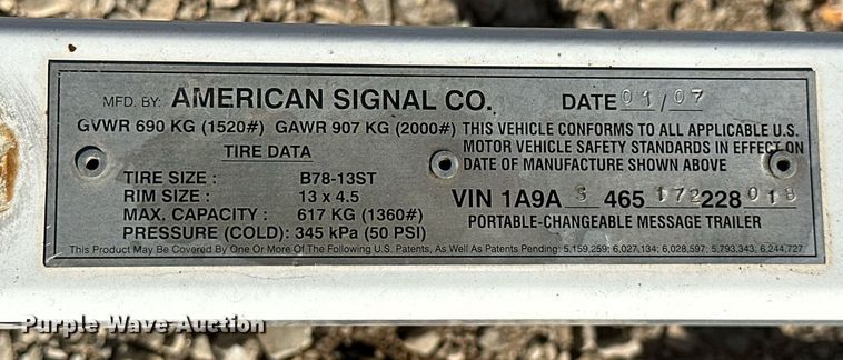 image for item NO9385 (3) message board trailers