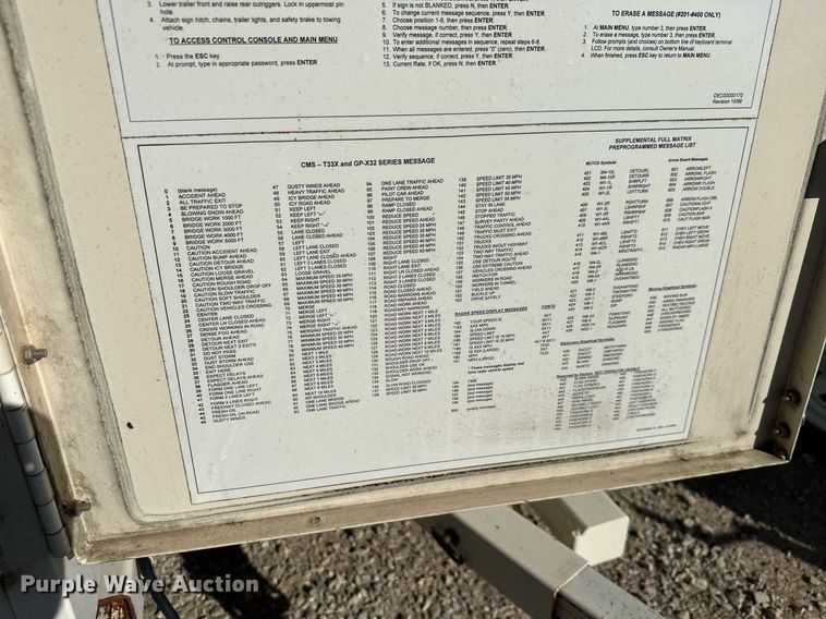 image for item NO9385 (3) message board trailers