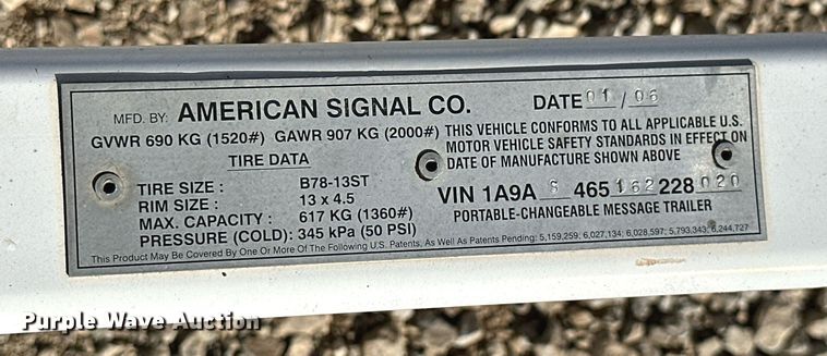 image for item NO9385 (3) message board trailers