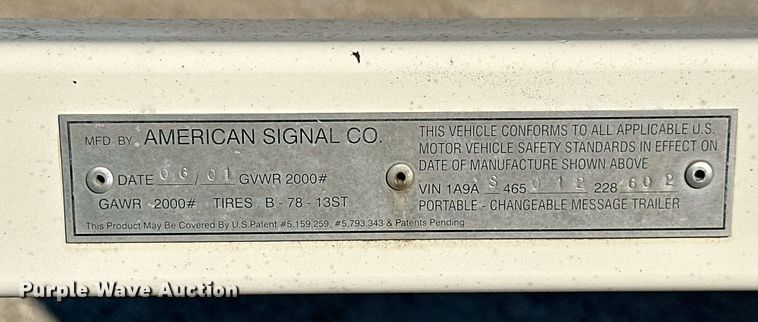 image for item NO9385 (3) message board trailers