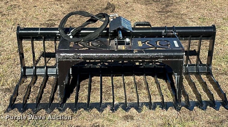 image for item NO9455 KC  skid steer rock grapple bucket