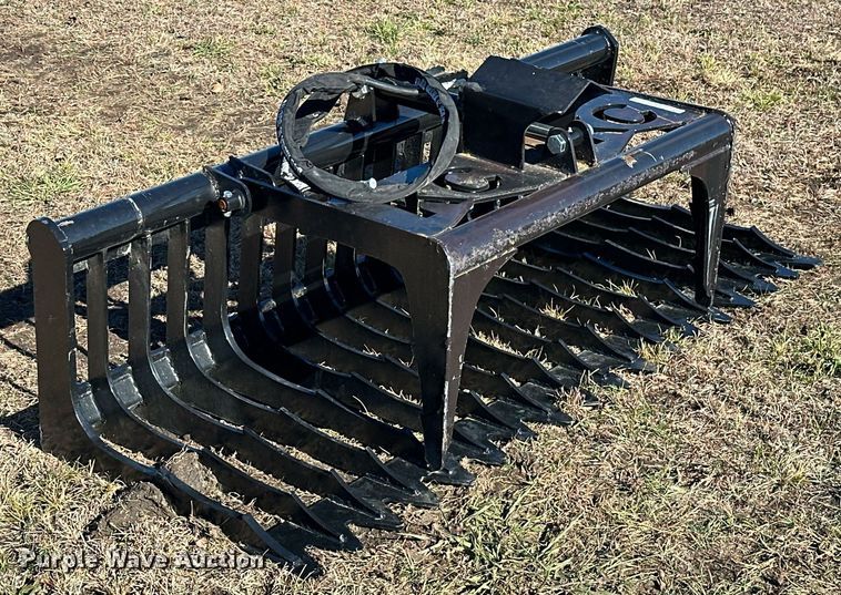 image for item NO9455 KC  skid steer rock grapple bucket