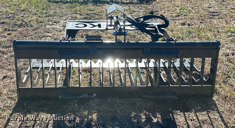 image for item NO9455 KC  skid steer rock grapple bucket