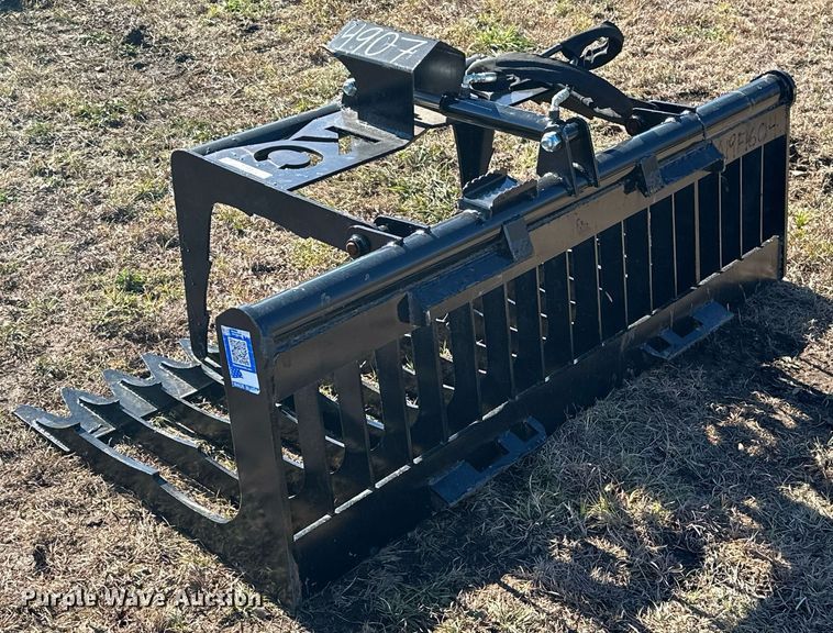 image for item NO9455 KC  skid steer rock grapple bucket