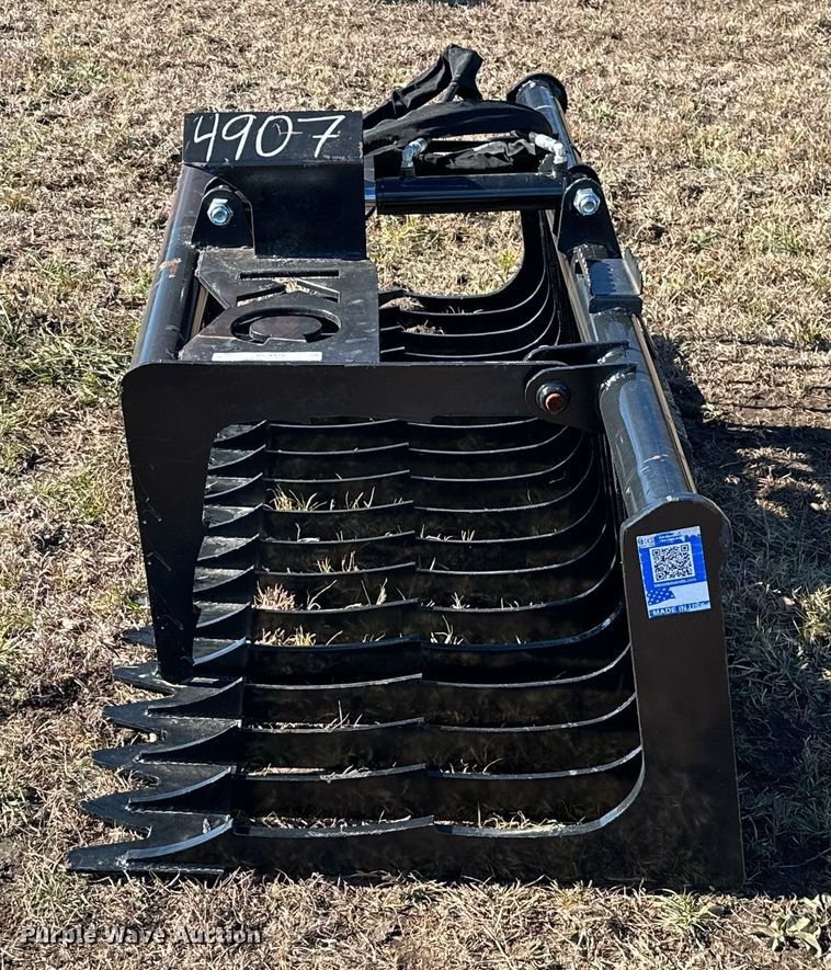 image for item NO9455 KC  skid steer rock grapple bucket