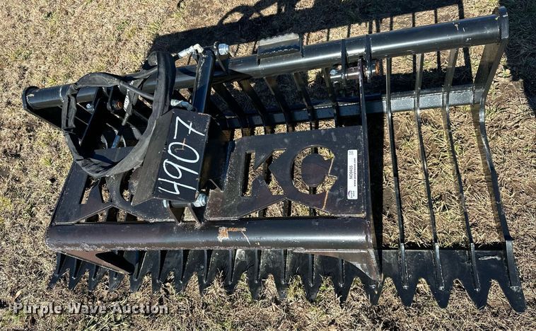 image for item NO9455 KC  skid steer rock grapple bucket