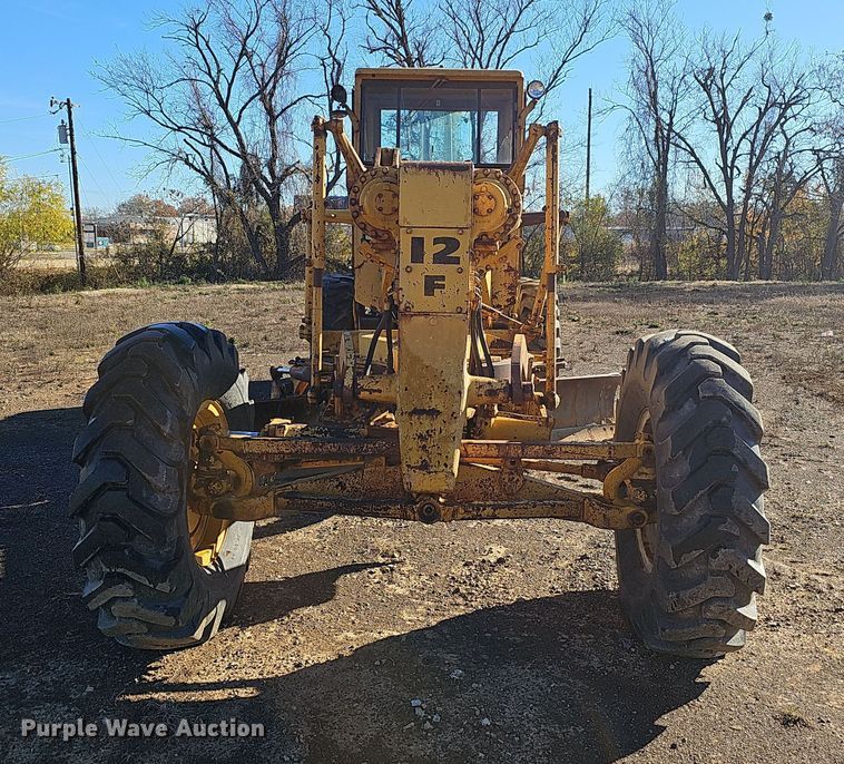 image for item NP9137 1966 Caterpillar 12F  rigid frame motor grader