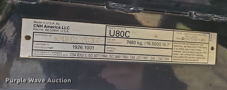 image for item NP9237 2014 New Holland U80C  landscape tractor