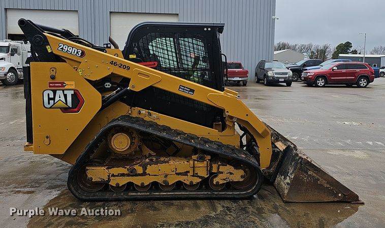 image for item NP9253 2020 Caterpillar 299D3  tracked skid steer loader