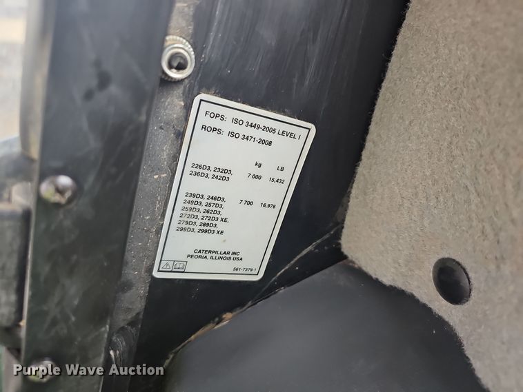 image for item NP9253 2020 Caterpillar 299D3  tracked skid steer loader