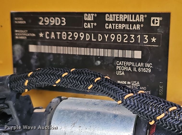image for item NP9253 2020 Caterpillar 299D3  tracked skid steer loader