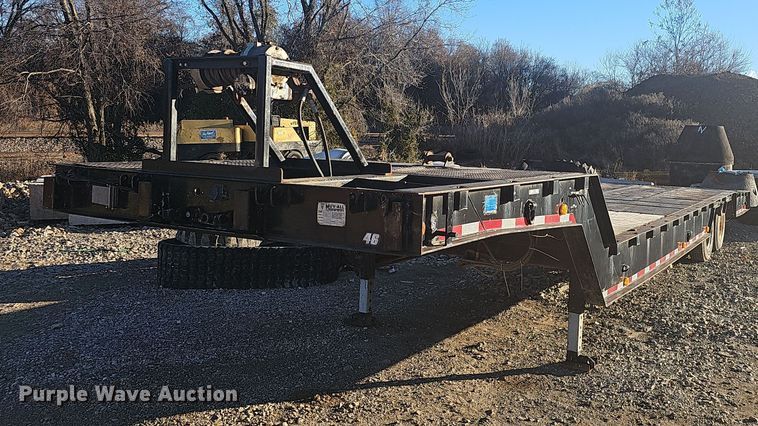 image for item NP9262 1979 Muv-All 40521  drop deck equipment trailer