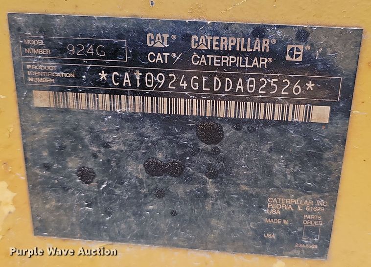 image for item NP9270 2006 Caterpillar 924G wheel loader