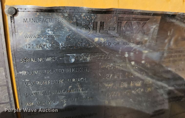 image for item NP9274 2008 Bil-Jax 4527A  boom lift