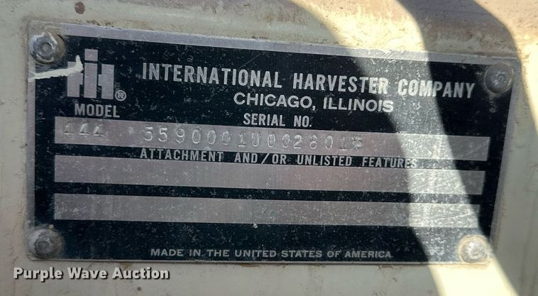 image for item NS9027 International 444  elevating scraper