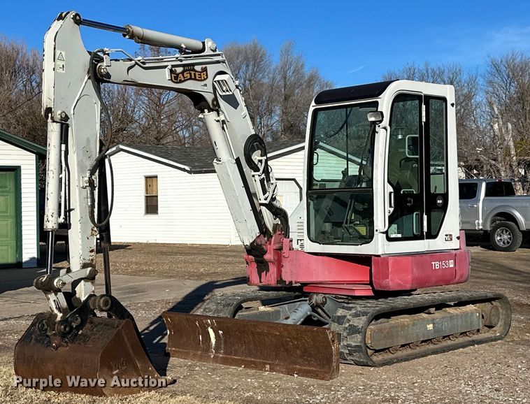 image for item NS9084 2008 Takeuchi TB153FR  mini excavator