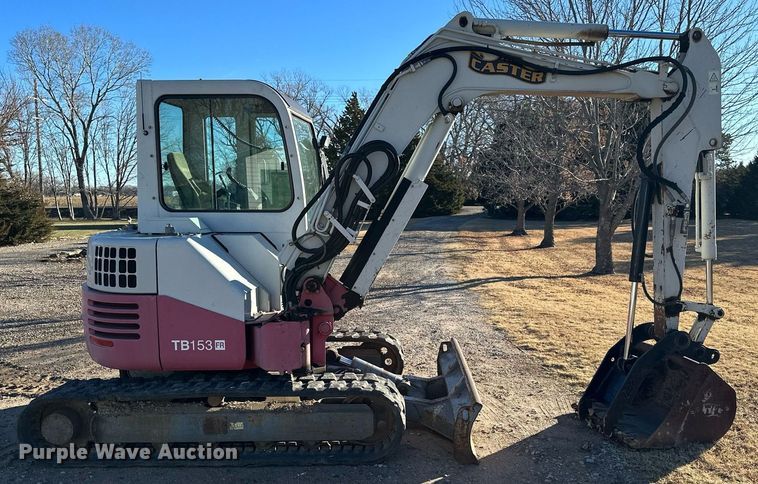 image for item NS9084 2008 Takeuchi TB153FR  mini excavator