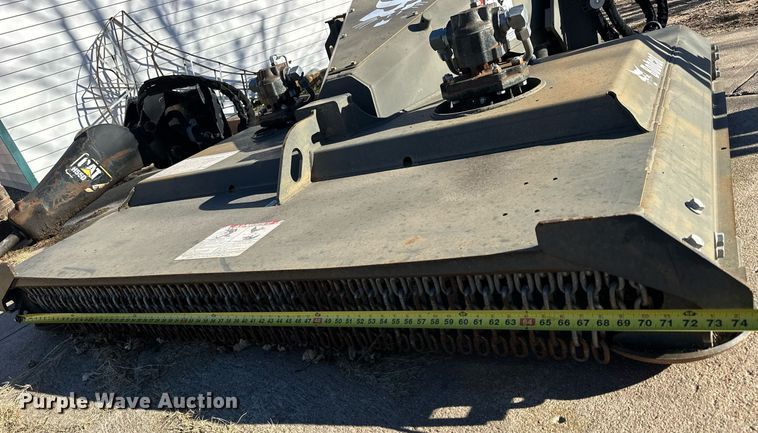 image for item NS9089 2018 Bobcat 72  skid steer rotary mower