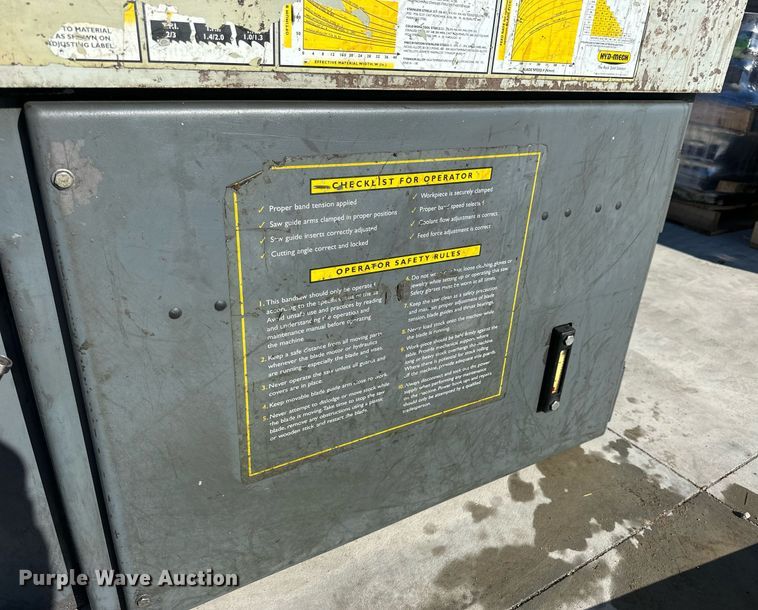 image for item NS9110 HYD-Mech M-20A  industrial band saw