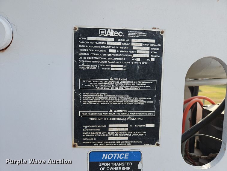 image for item NZ9110 2012 Freightliner M2106  forestry bucket truck