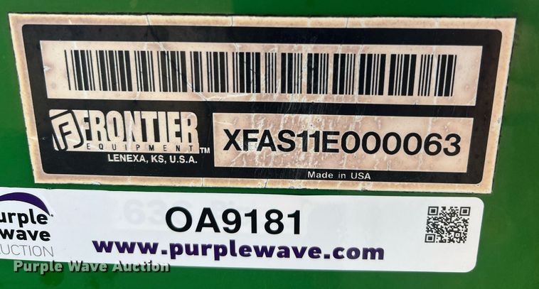 image for item OA9181 Frontier  snow pusher