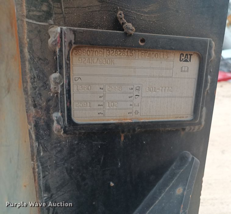 image for item OA9192 2016 Caterpillar 950M  wheel loader