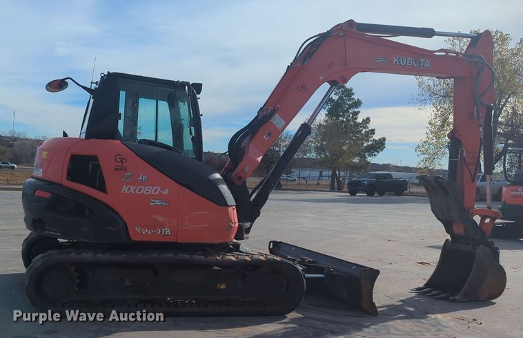 image for item OD9030 2019 Kubota KX080-4  mini excavator