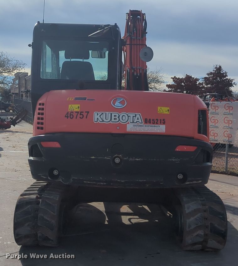 image for item OD9030 2019 Kubota KX080-4  mini excavator