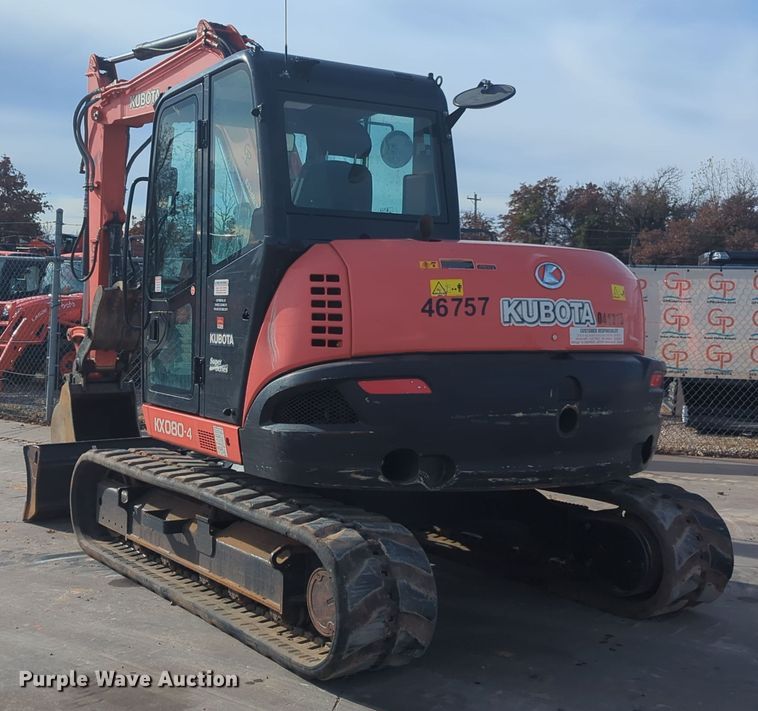 image for item OD9030 2019 Kubota KX080-4  mini excavator