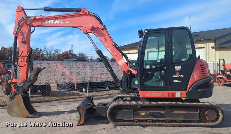 image for item OD9030 2019 Kubota KX080-4  mini excavator