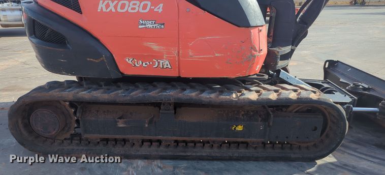 image for item OD9030 2019 Kubota KX080-4  mini excavator