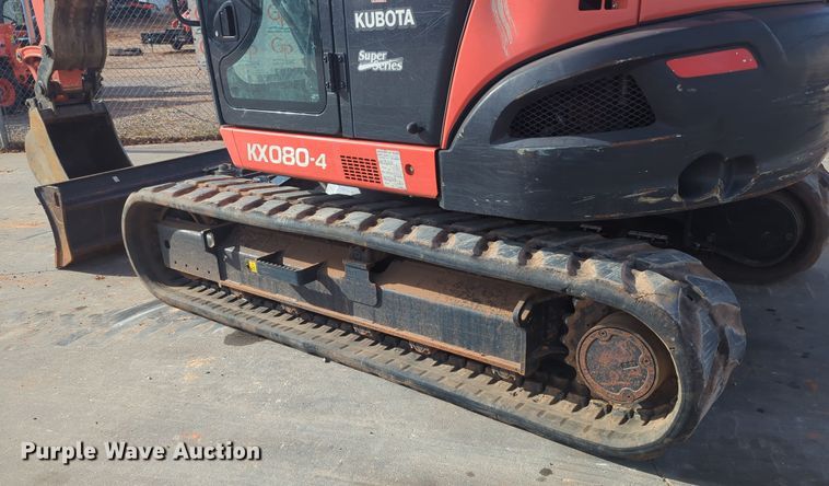 image for item OD9030 2019 Kubota KX080-4  mini excavator