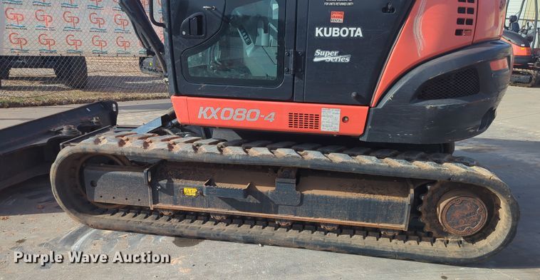 image for item OD9030 2019 Kubota KX080-4  mini excavator
