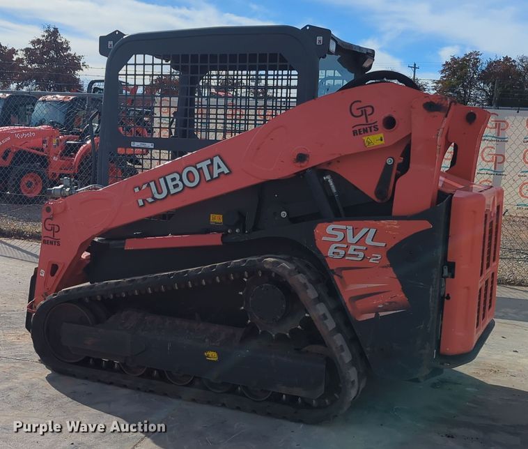 image for item OD9032 2019 Kubota SVL65-2  tracked skid steer loader