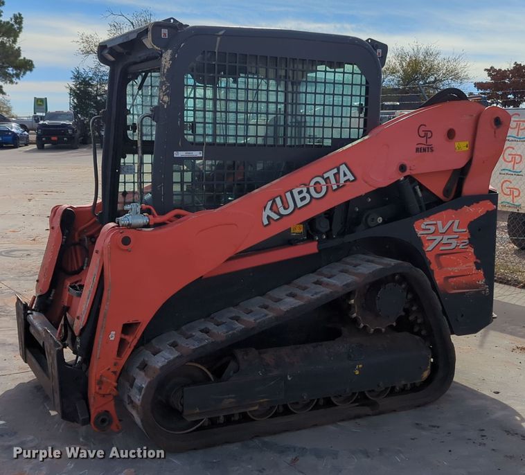 image for item OD9033 2019 Kubota SVL75-2  tracked skid steer loader