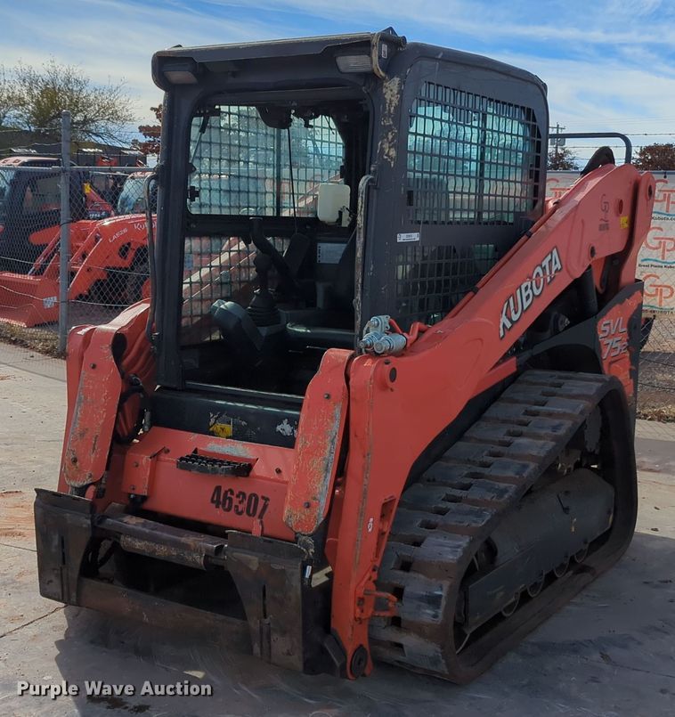 image for item OD9033 2019 Kubota SVL75-2  tracked skid steer loader