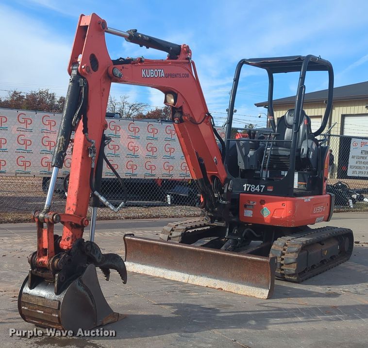 image for item OD9034 2020 Kubota U35-4  mini excavator