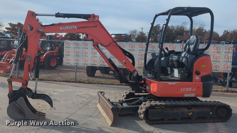 image for item OD9034 2020 Kubota U35-4  mini excavator