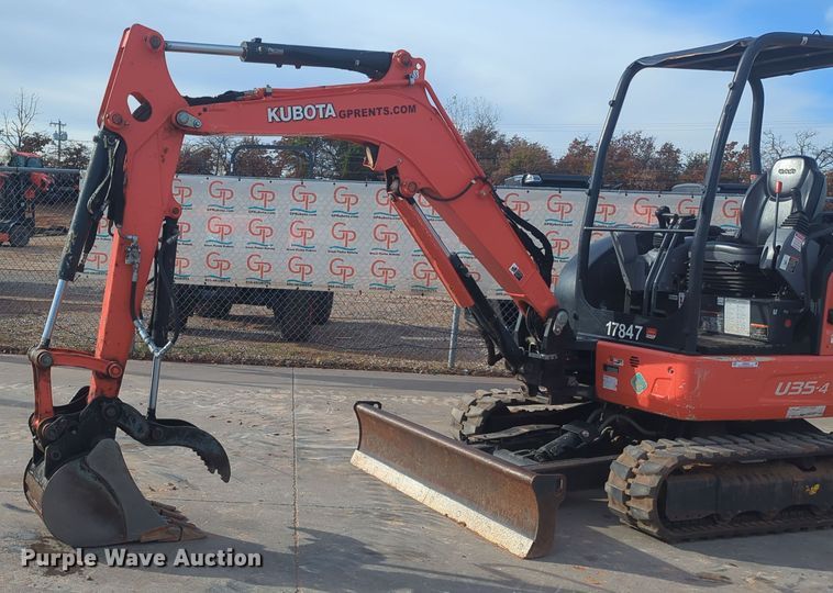 image for item OD9034 2020 Kubota U35-4  mini excavator