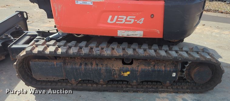 image for item OD9034 2020 Kubota U35-4  mini excavator