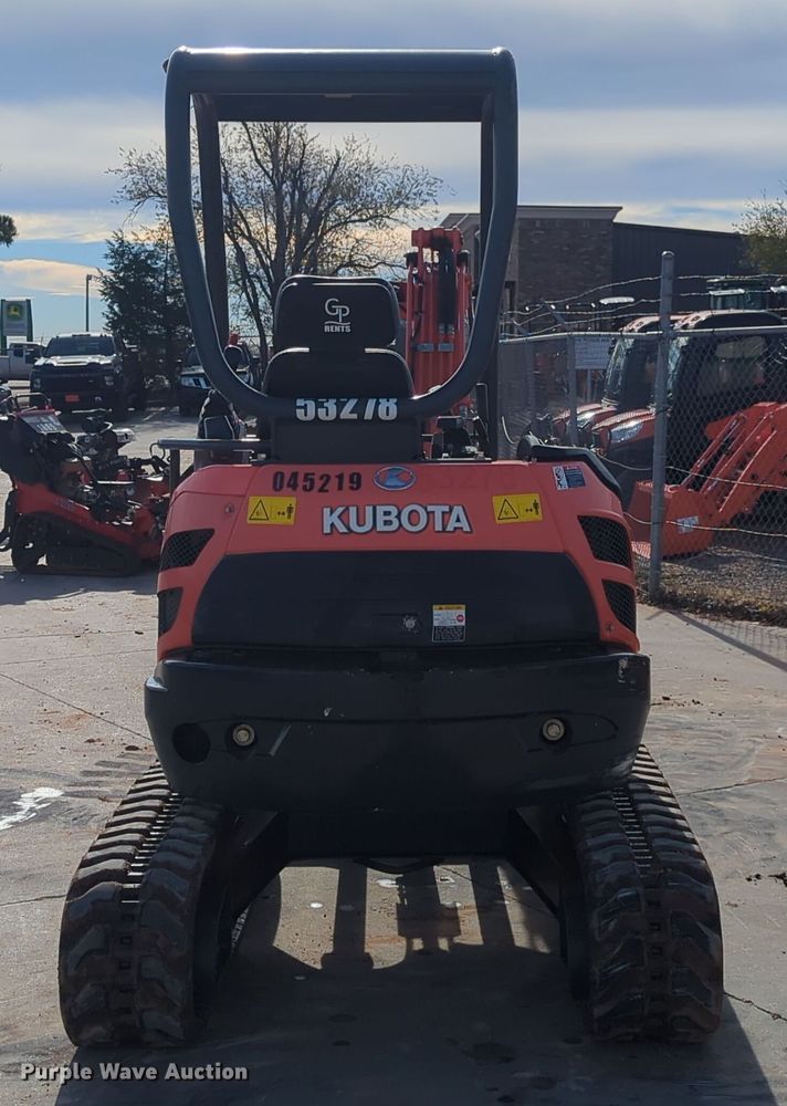 image for item OD9035 2020 Kubota U25  mini excavator