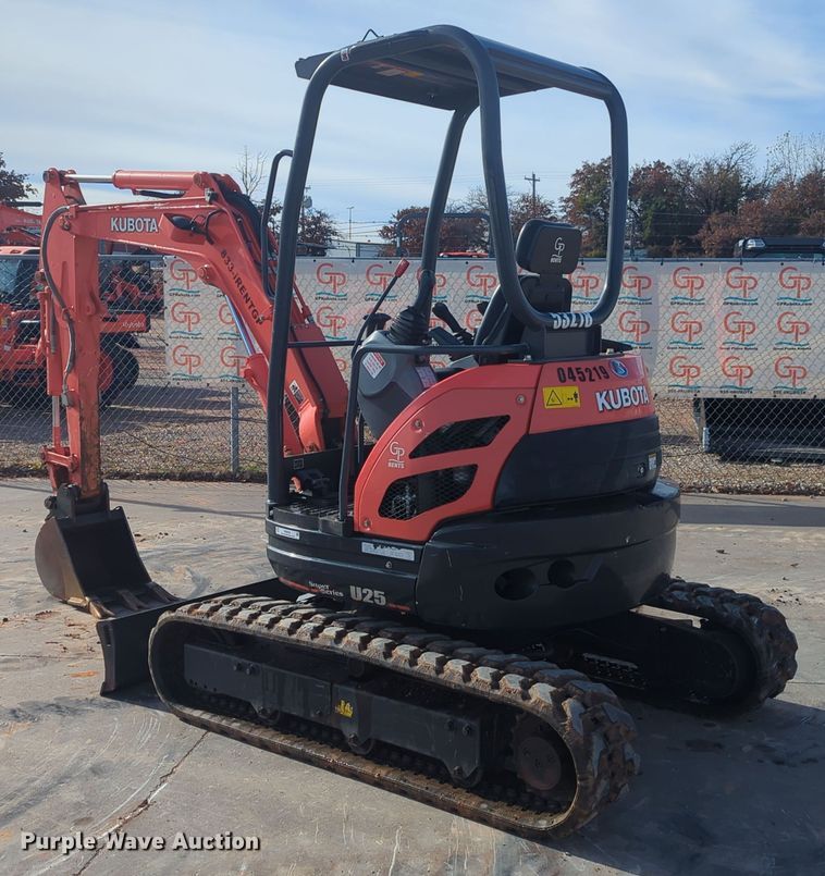 image for item OD9035 2020 Kubota U25  mini excavator